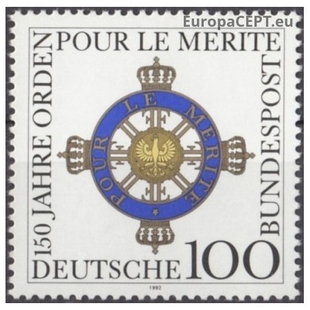 Vokietija 1992. Prūsijos karaliaus apdovanojimas (ordinas)