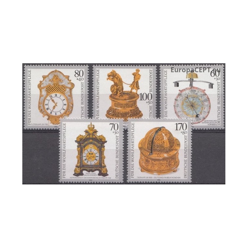 Germany 1992. Ancient clocks