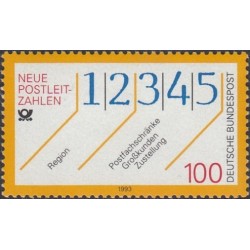 Vokietija 1993. Pašto kodai