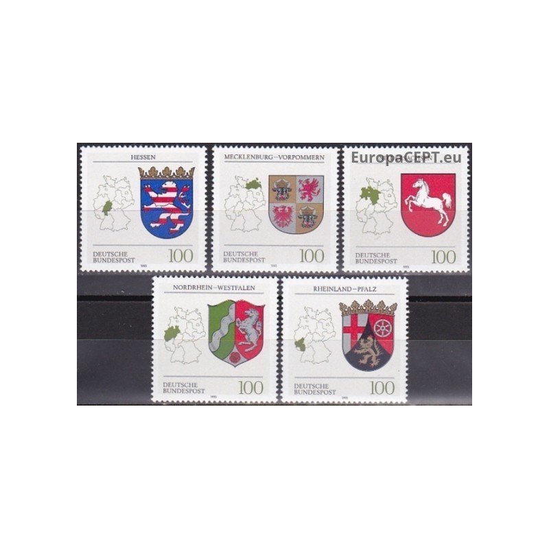 Germany 1993. Coats of arms