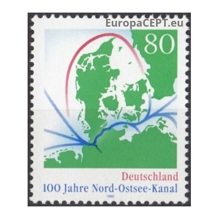 Vokietija 1995. Kanalas tarp Baltijos ir Šiaurės jūyų