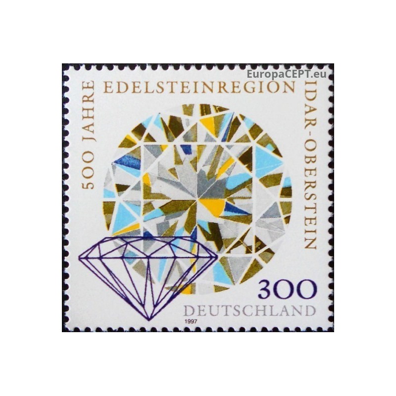 Germany 1997. 500 years as a gemstone region (Idar-Oberstein)