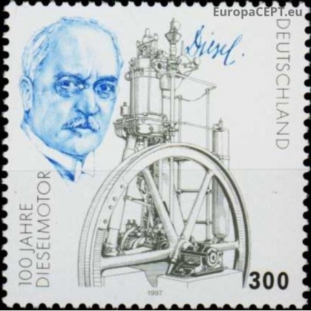 Germany 1997. Rudolf Diesel (German inventor)