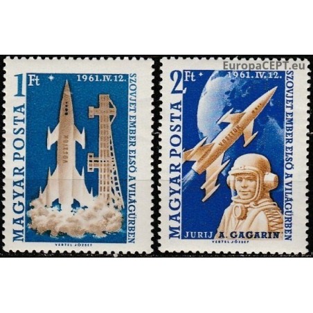 Vengrija 1961. J.Gagarinas