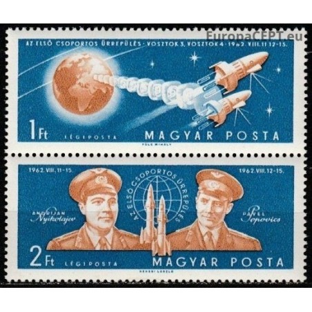 Hungary 1962. Cosmonauts