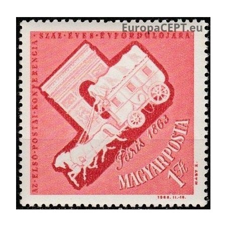 Vengrija 1963. Pašto istorija