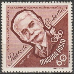 Hungary 1963. P. de Coubertin