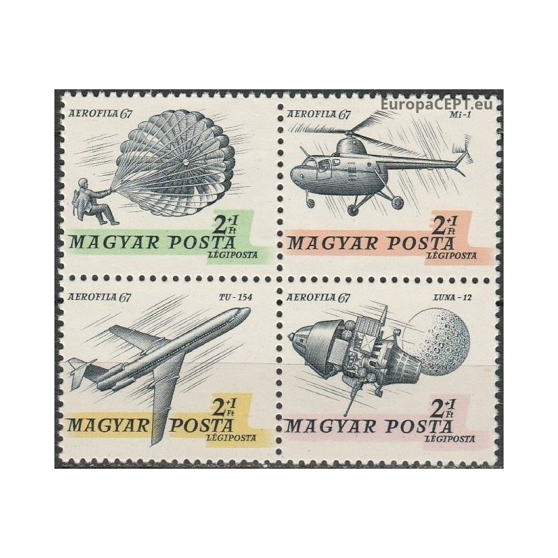 Hungary 1967. History of aviation