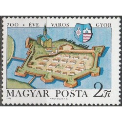 Vengrija 1971. Miestų...