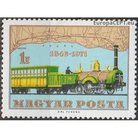Hungary 1971. Rail transport