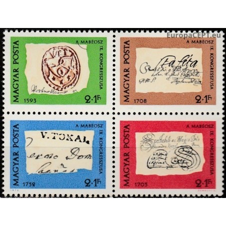 Vengrija 1972. Pašto istorija (senoviniai laiškai)