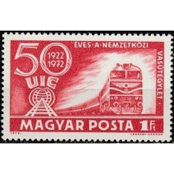 Hungary 1972. Rail transport