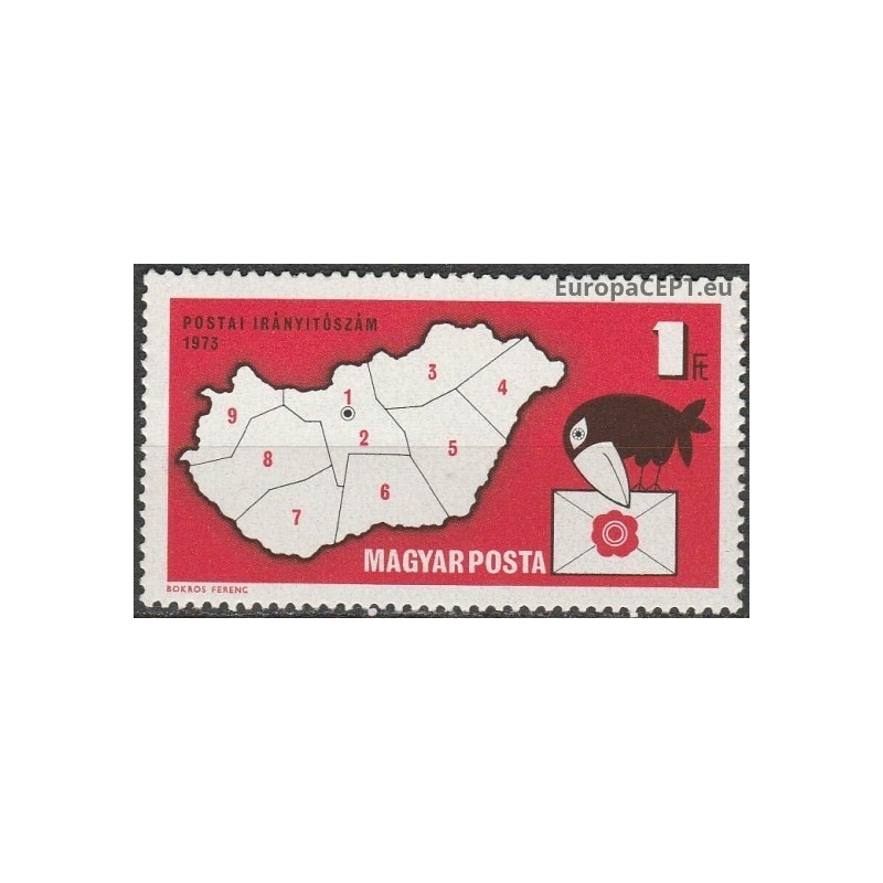 Vengrija 1973. Pašto kodai