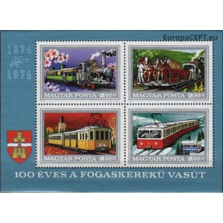 Hungary 1974. Rail transport