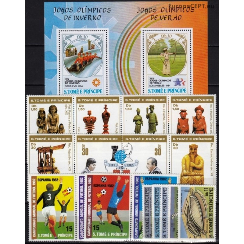 Sao Tome and Principe. Sports on stamps