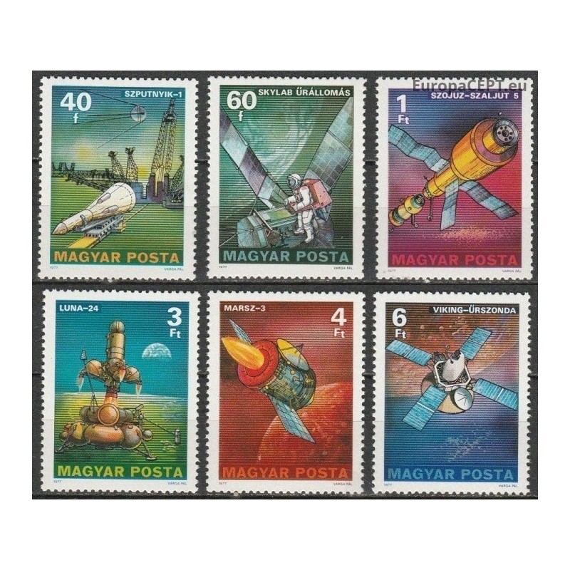 Hungary 1977. Space exploration