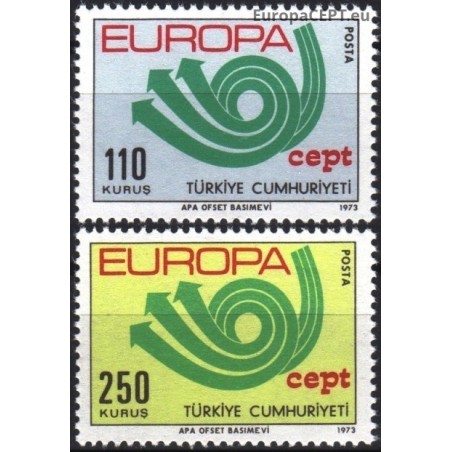 Turkey 1973. CEPT: Stylised Post Horn (Post,Telegraph & Telephone)
