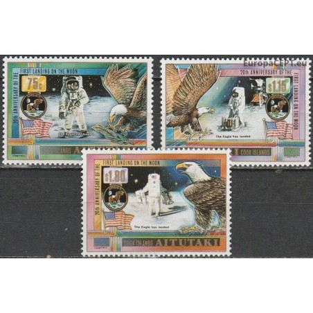 Aitutaki 1989. Landing on the Moon