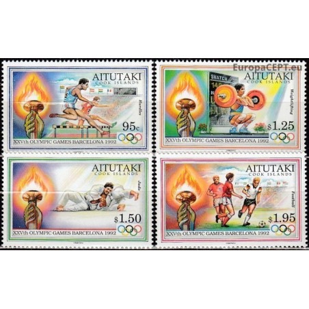 Aitutaki 1992. Summer Olympic Games Barcelona