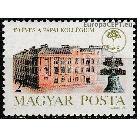 Hungary 1981. Papa colegium