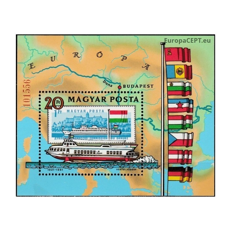 Hungary 1981. Ship transport