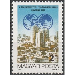 Vengrija 1982. Profsąjungos Havanoje