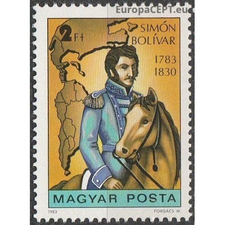 Vengrija 1983. Pietų Amerikos kovotojas S.Bolivaras