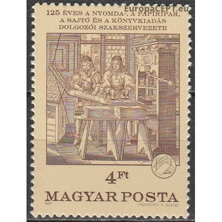 Hungary 1987. History of printing