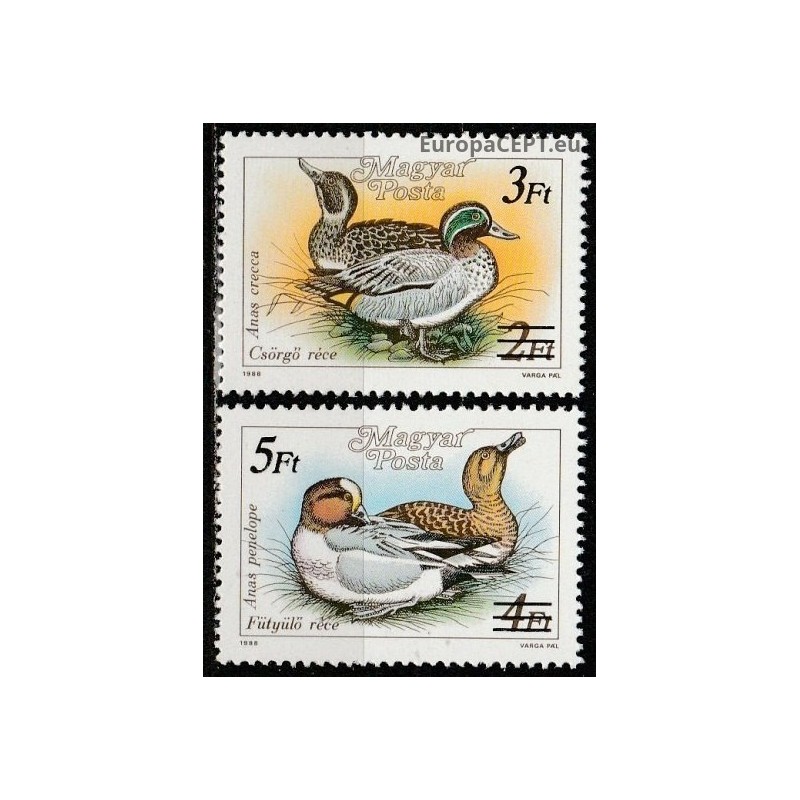 Hungary 1989. Wild ducks
