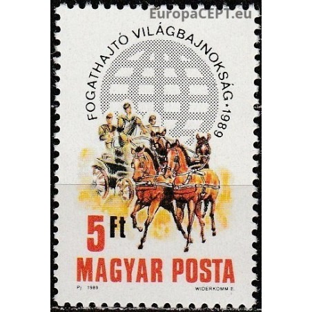Hungary 1989. Horse riding