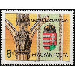 Vengrija 1990. Naujas herbas