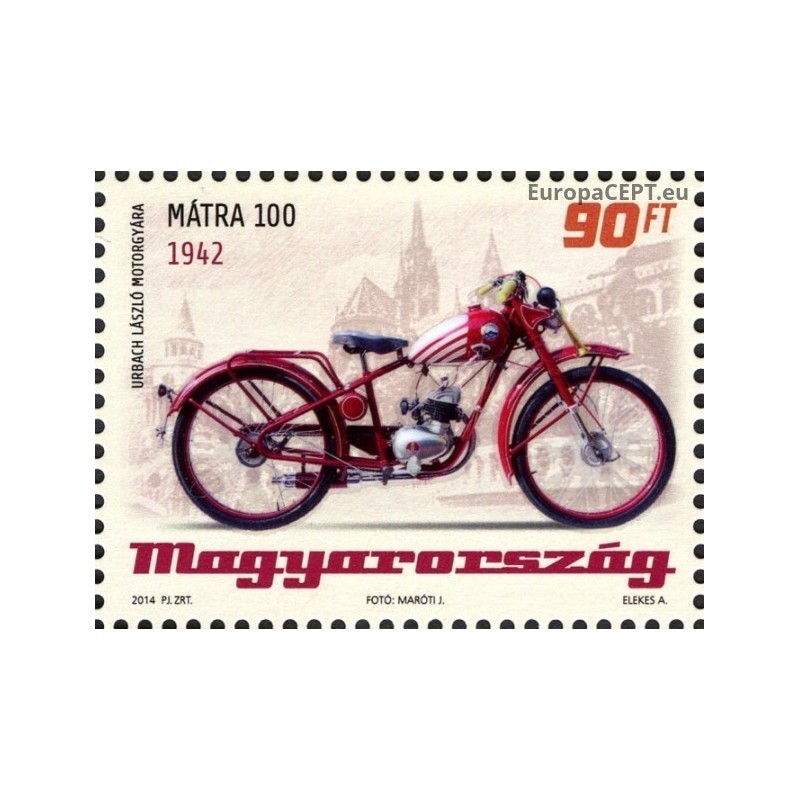 Hungary 2014. Old-timer motorbikes (Matra 100)