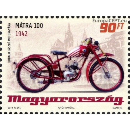 Hungary 2014. Old-timer motorbikes (Matra 100)
