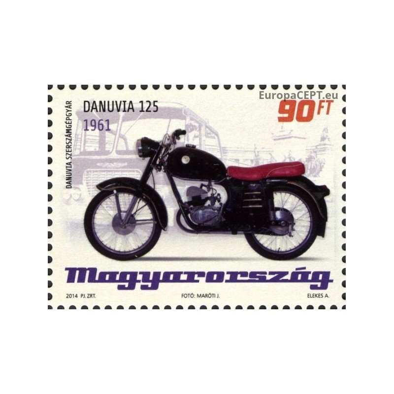Vengrija 2014. Senoviniai motociklai (Danuvia 125)