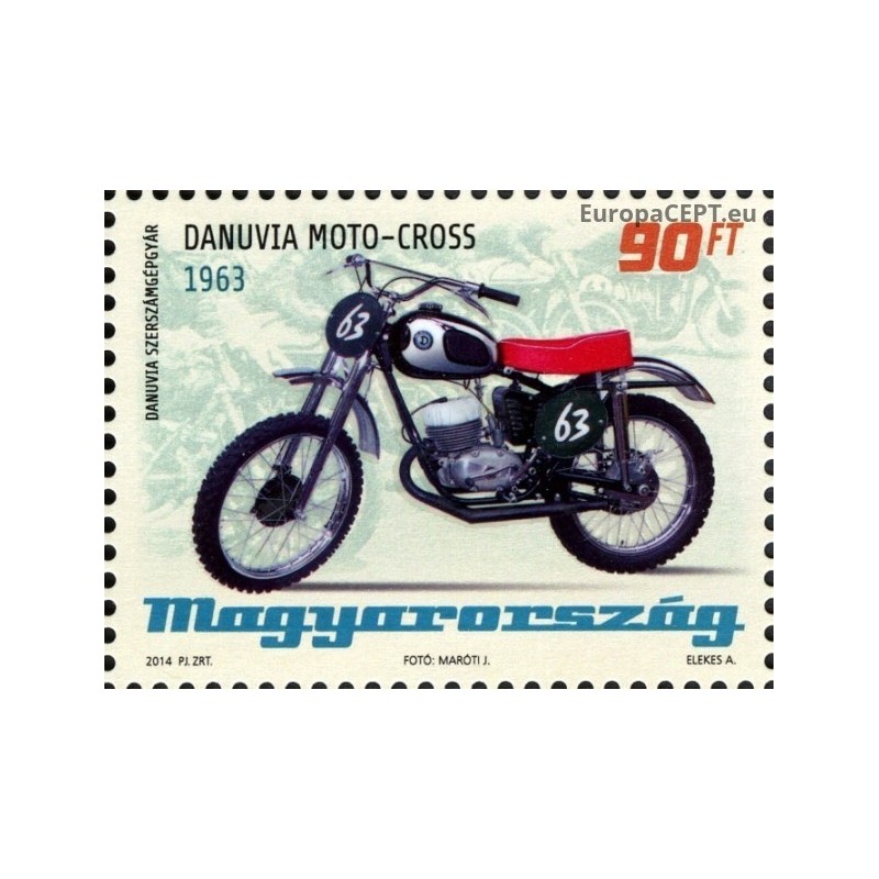 Vengrija 2014. Senoviniai motociklai (Danuvia Moto-cross)