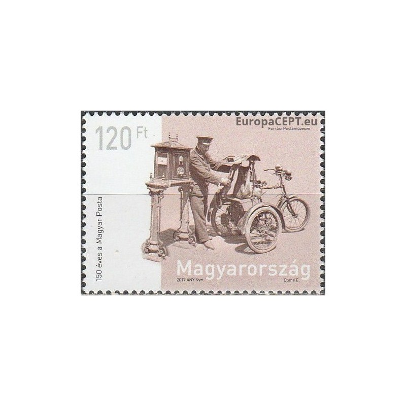 Hungary 2017. Post transport (motor tricycle)