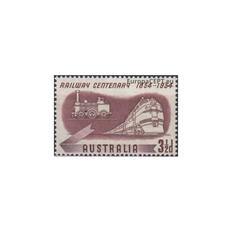 Australia 1954. Centenary Rail transport