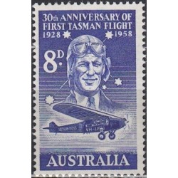 Australija 1958. Aviacijos istorija (1-asis skrydis per Tasmanijos jūrą)