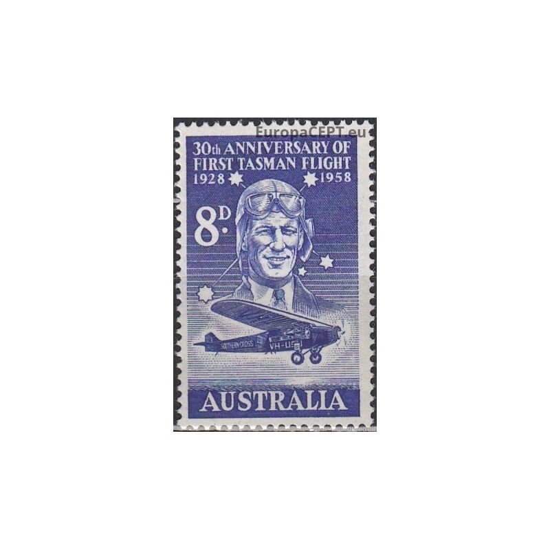 Australia 1958. History of aviation (1st Tasman flight anniversary)