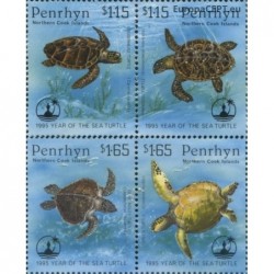 Penrhyn 1995. Year of the Sea Turtle