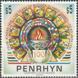 Penrhyn 1996. Summer Olympic Games Atlanta (centenary modern Olympic Games)
