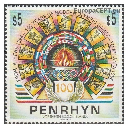 Penrhyn 1996. Summer Olympic Games Atlanta (centenary modern Olympic Games)