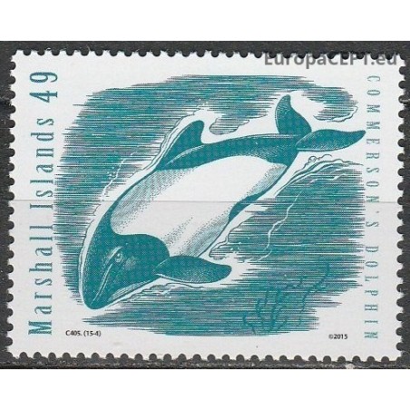 Marshall Islands 2015. Commerson dolphin