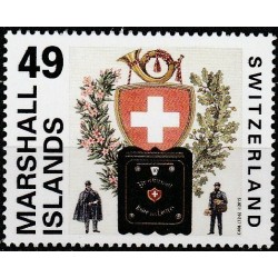 Maršalo salos 2015. Šveicarijos pašto istorija