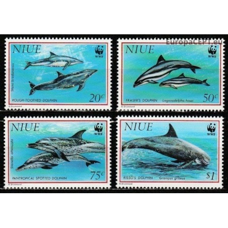 Niue 1993. Delfinai