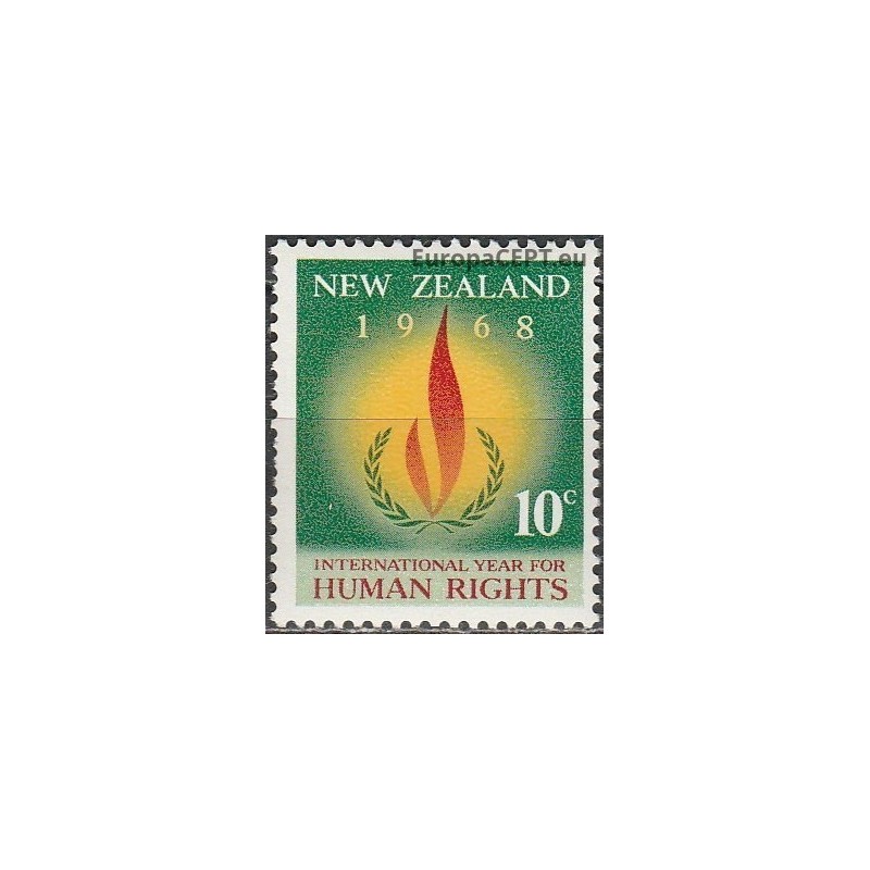 New Zealand 1968. Human rights declaration