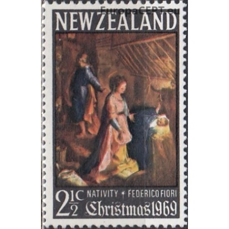 New Zealand 1969. Christmas (painting)