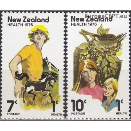 New Zealand 1976. Children and animals
