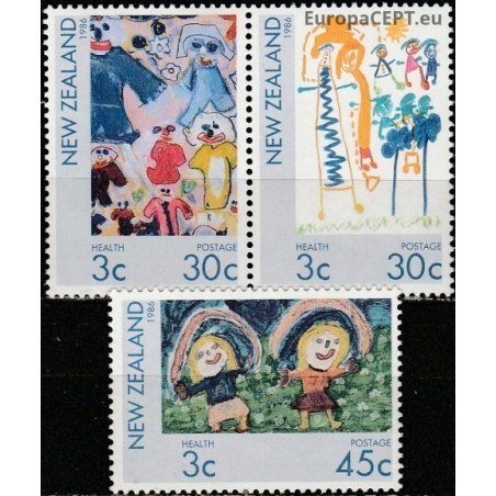 New Zealand 1986. Childrens drawings