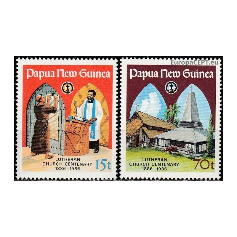 Papua New Guinea 1986. Centenary Lutheran church